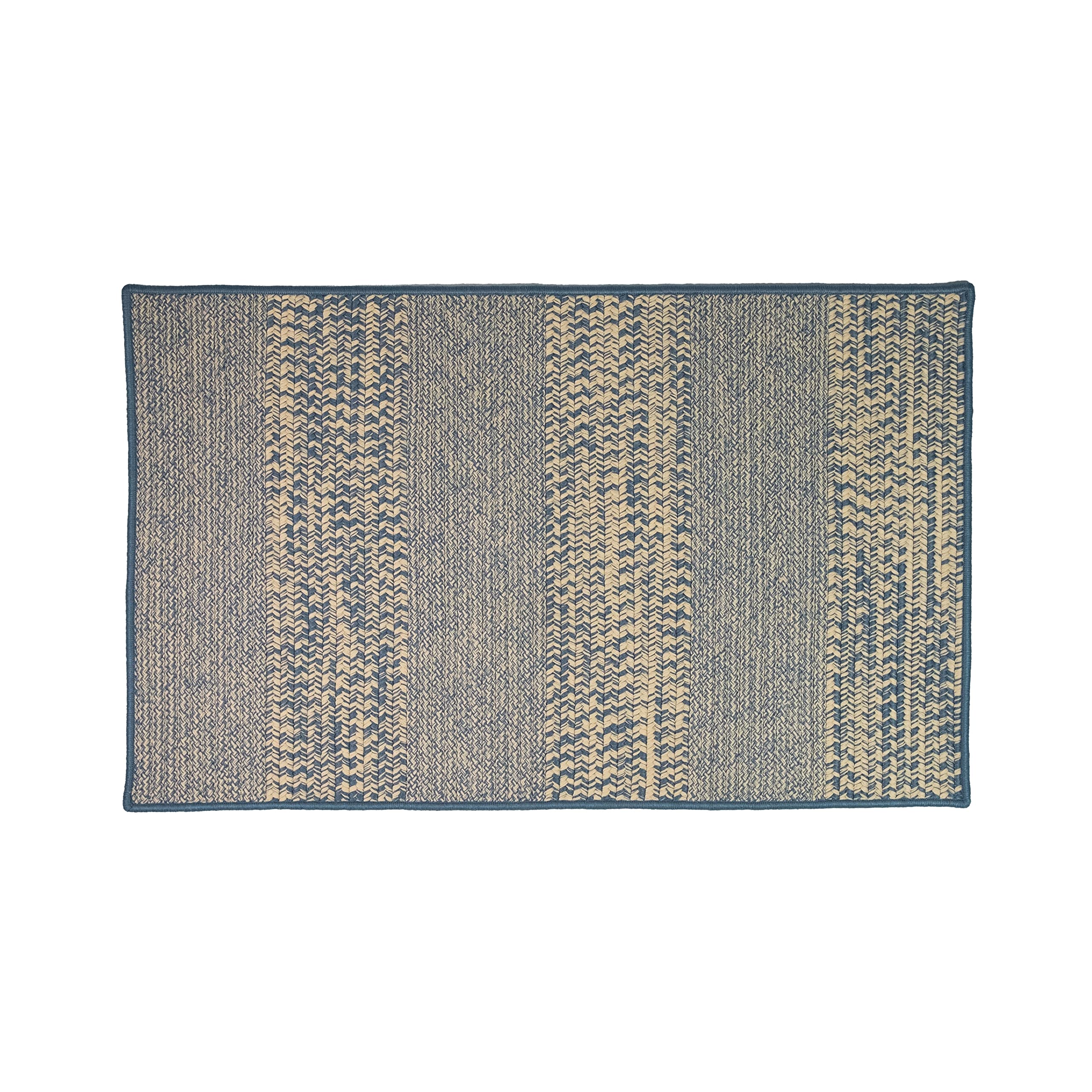 Colonial Mills Havana Textured Doormats - Lake Blue 30&quot; X 48&quot;
