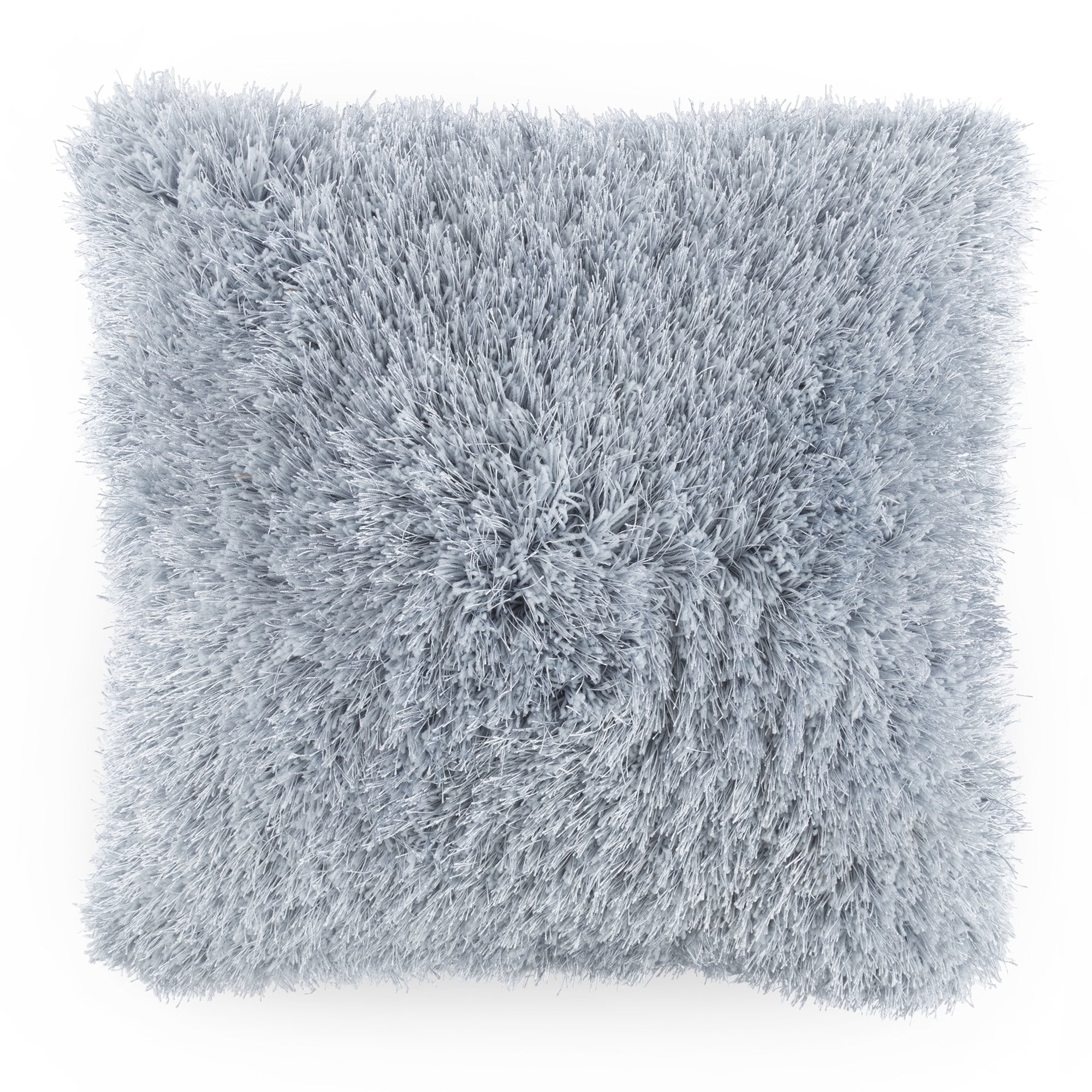 Bedford Home Oversized Floor Or Throw Pillow Square Luxury Plush- Shag Faux Fur Glam Decor Cushion For Bedroom Living Room Or Do
