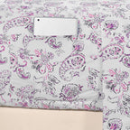 Elegant Comfort Luxury Soft Bed Sheets Paisley Pattern - 1500 Premium Hotel Quality Microfiber Softness Wrinkle And Fade Resistant (4-Piece) Bedding Set, Twin/Twin Xl, Paisley Purple