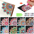 8 Pcs Diamond Art Bookmarks Kit For Adult, Diy Diamond Paint Corner Book Makers Set, Small Diamond Art Kits For Kids, Paint By A