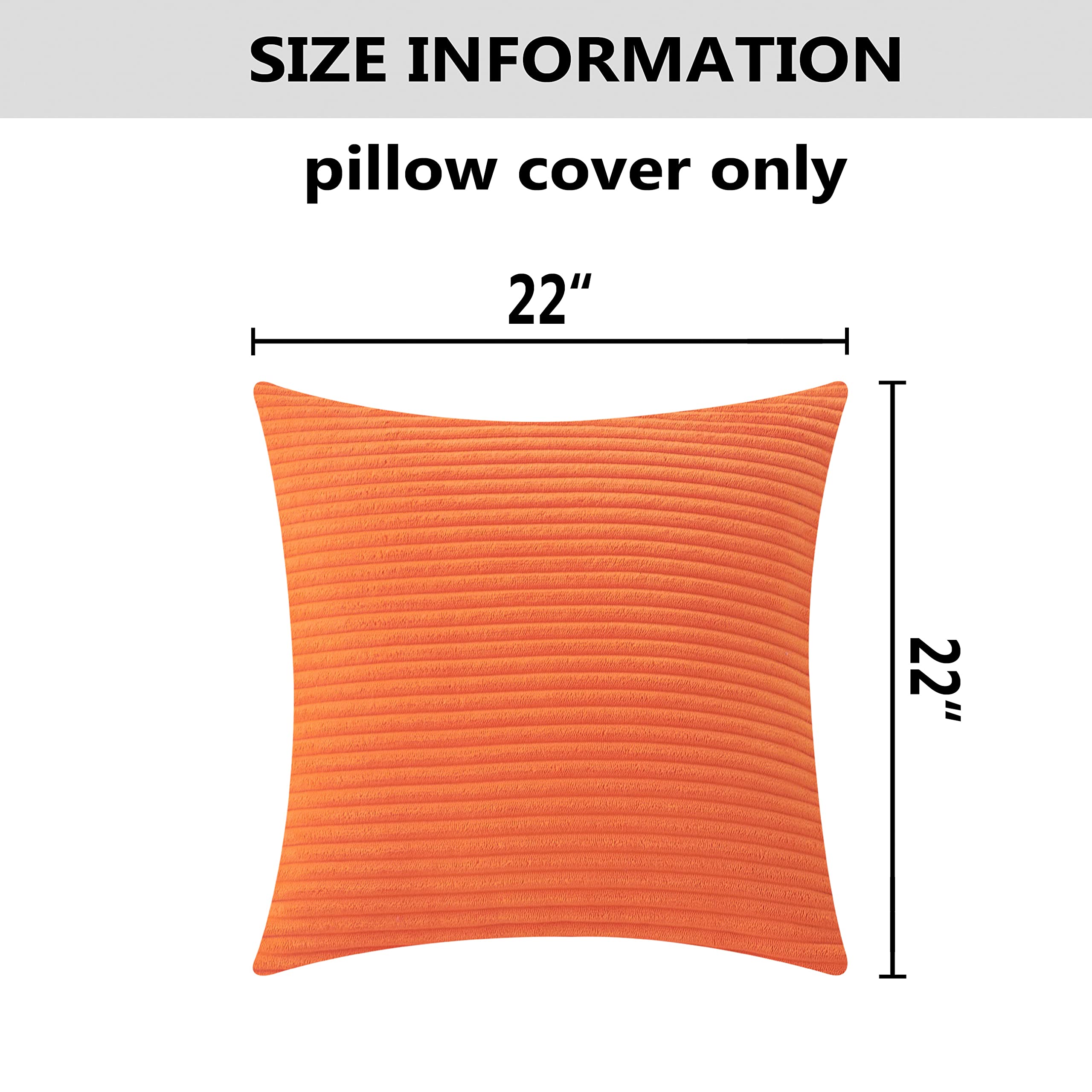 Home Brilliant Solid Accent Burnt Orange Pillow Cases Solid Decorated Square Set Of 2 Toss Pillowcases For Couch Lady Party Gift