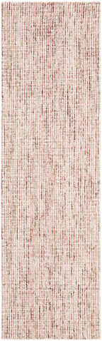 Safavieh Abstract Collection Runner Rug - 2'3'' X 8', Beige & Rust, Handmade Wool, Ideal For High Traffic Areas In Living Room,