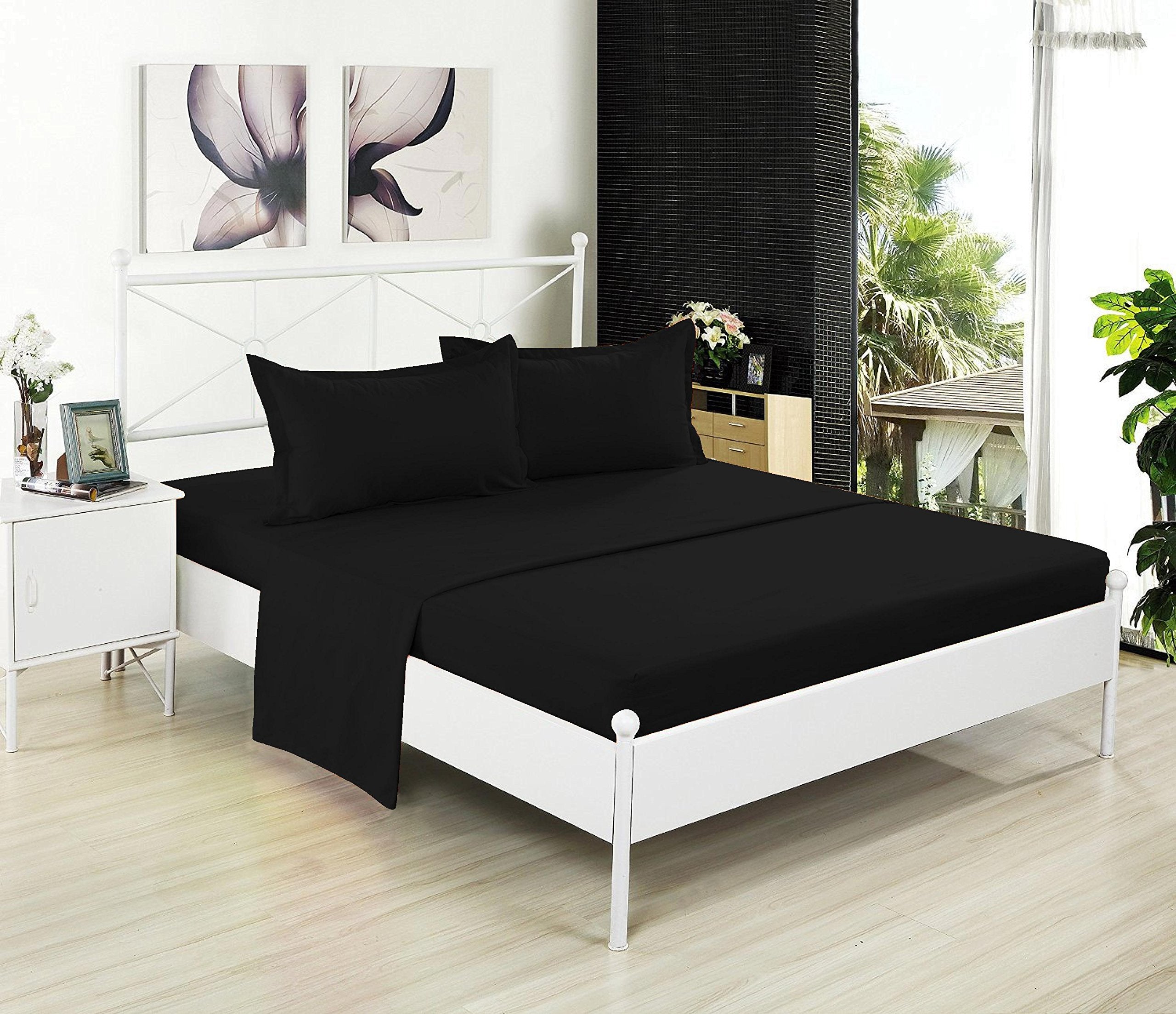 Twin Xl Sheet Set - Knit Jersey 100% Cotton Breathable & Cooling Sheets - Dorm Room, Hospital & Split King Bed Sheets - Comfy Sh