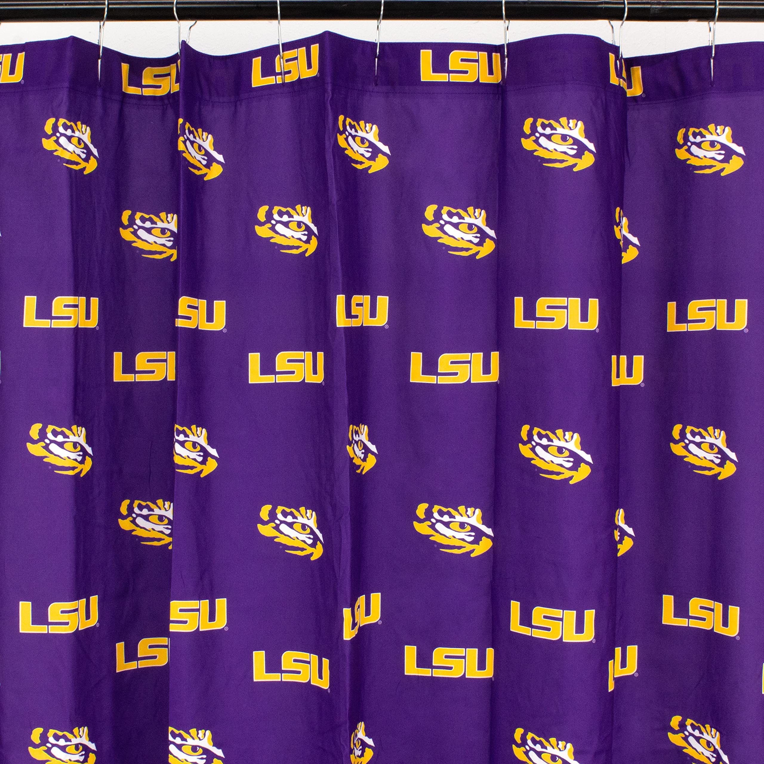 College Covers Everything Comfy Lsu Tigers Bright And Colorful Shower Curtain Cover 70 ' X 72 '