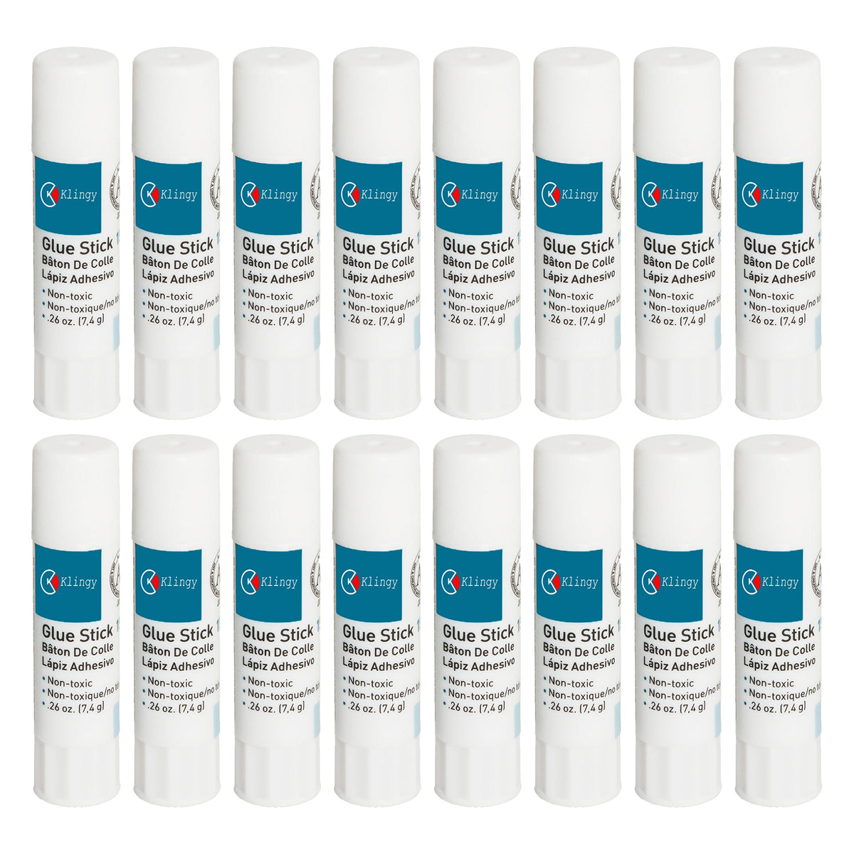 Glue Sticks, All Purpose Washable Mini Stick Glue - .26-Oz Sticks - Non-Toxic - Great For Arts & Crafts, Office, School Projects