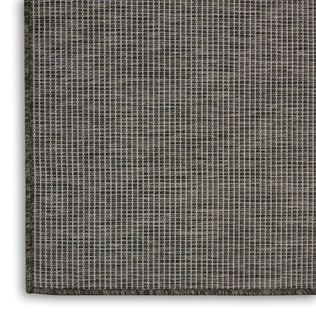 Nourison Positano Indoor/Outdoor Charcoal 3' X 5' Area Rug, Easy Cleaning, Non Shedding, Bed Room, Living Room, Dining Room, Backyard, Deck, Patio (3X5)