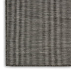 Nourison Positano Indoor/Outdoor Charcoal 3' X 5' Area Rug, Easy Cleaning, Non Shedding, Bed Room, Living Room, Dining Room, Backyard, Deck, Patio (3X5)