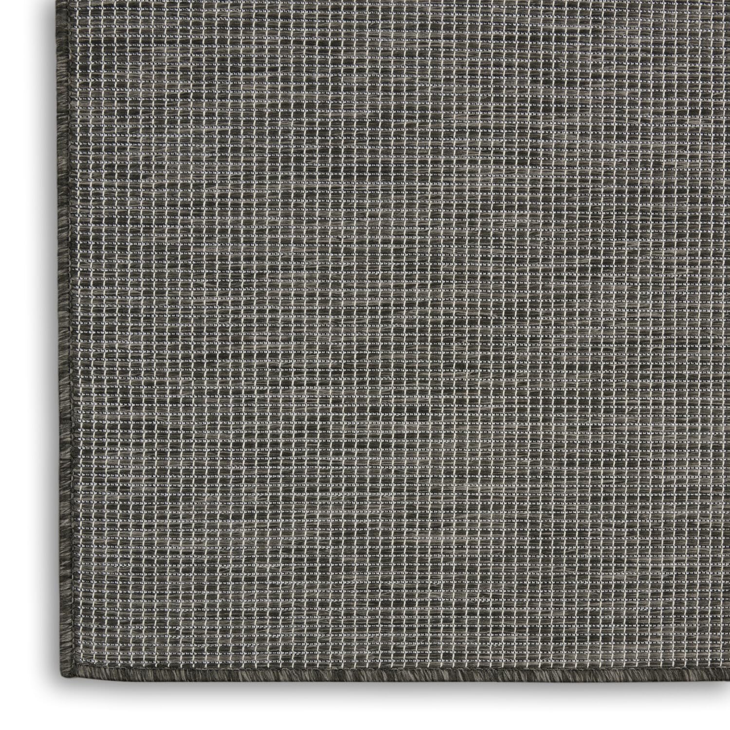 Nourison Positano Indoor/Outdoor Charcoal 3' X 5' Area Rug, Easy Cleaning, Non Shedding, Bed Room, Living Room, Dining Room, Backyard, Deck, Patio (3X5)