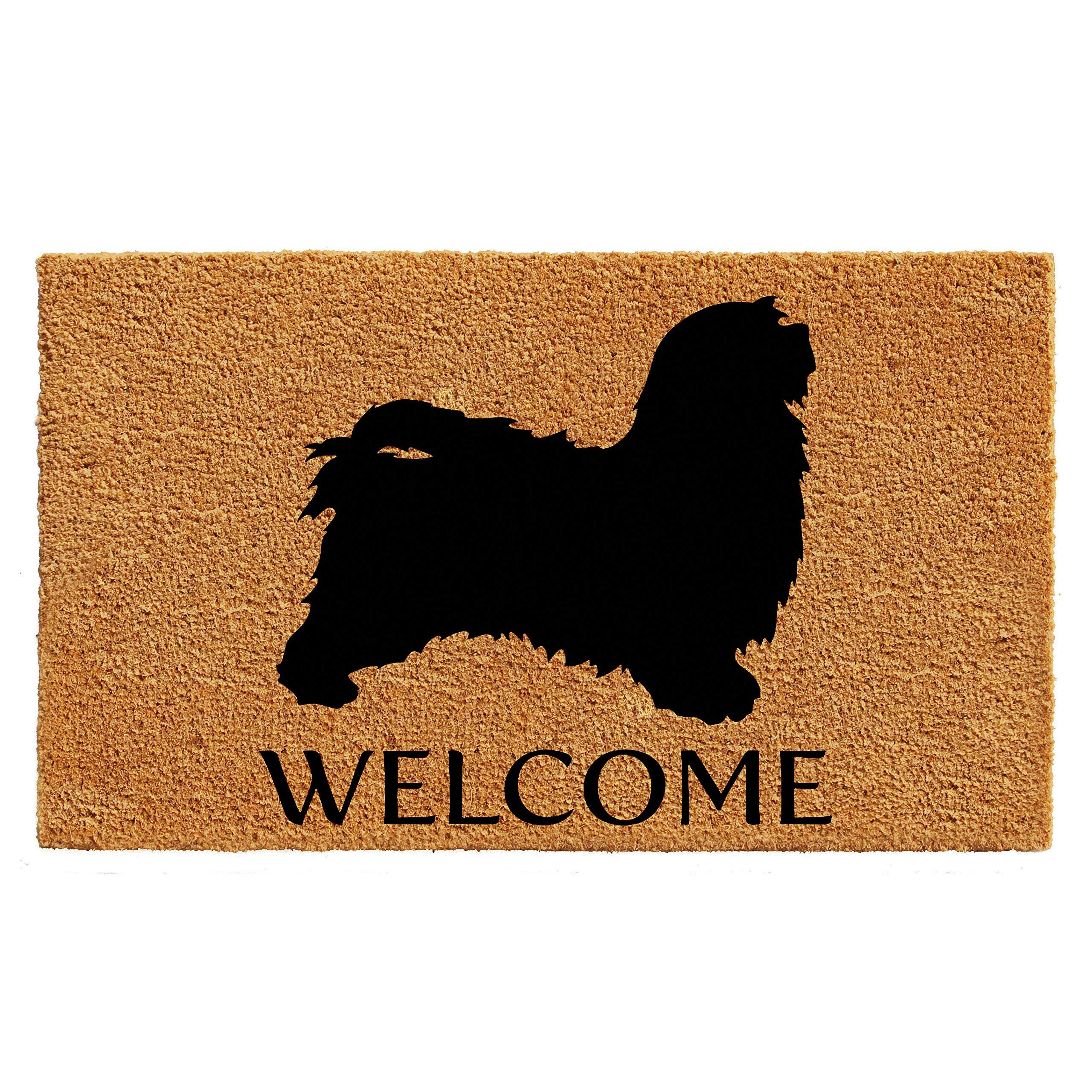 Calloway Mills Az105681729 Havanese Doormat, 17' X 29', Natural/Black