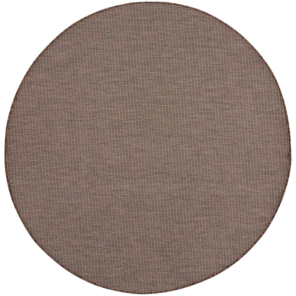Nourison Positano Indoor/Outdoor Natural 6' X Round Area Rug, Easy Cleaning, Non Shedding, Bed Room, Living Room, Dining Room, Backyard, Deck, Patio (6 Round)