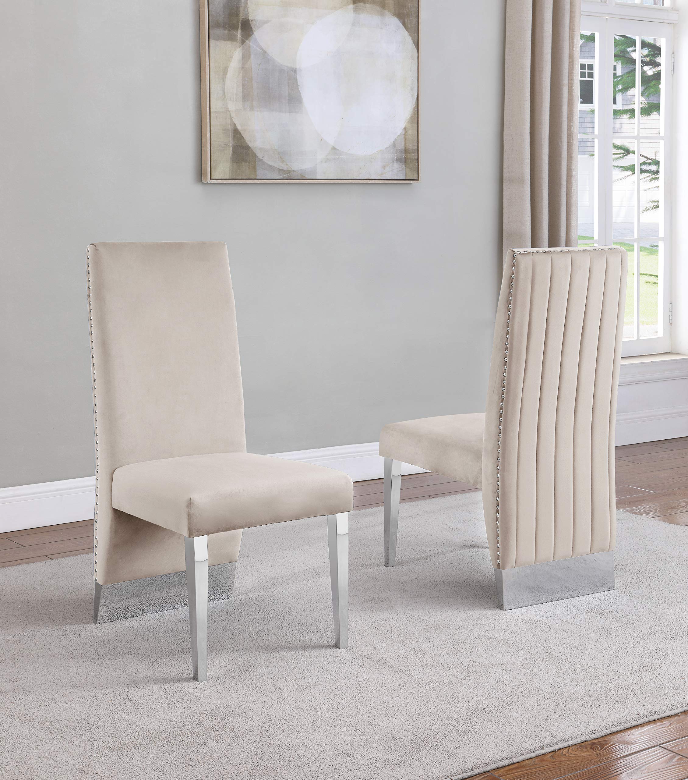 Furniture D14-4Sc167 Dining Set, Beige