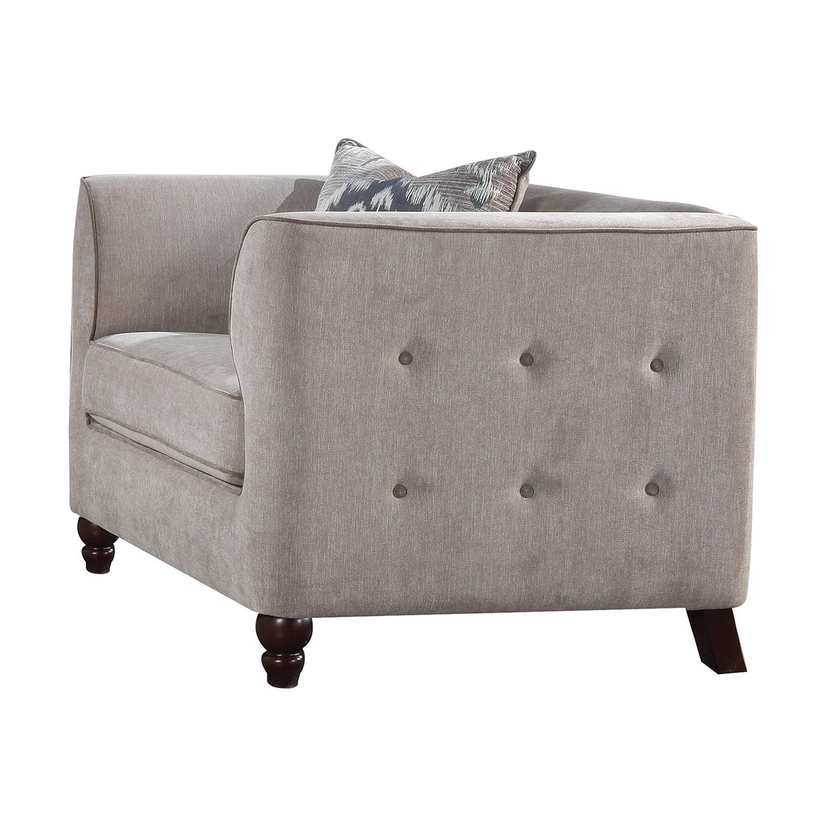 ACME Furniture Cyndi Chair, Light Gray