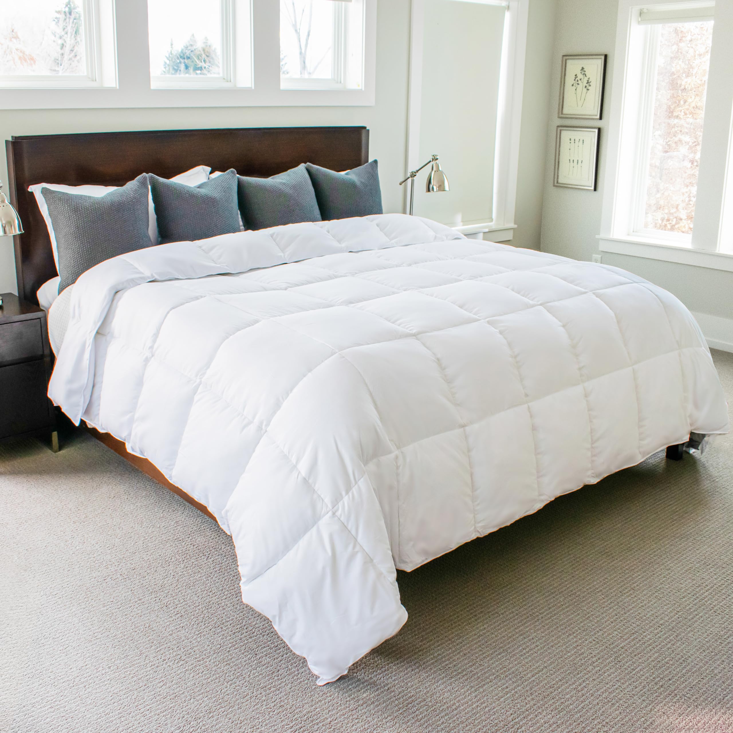 Super King California King Down Alternative Comforter (120 X 98) 116 Oz. Fill