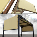 Royal Shade 10' W X 20' L Beige Pergola Sun Shade Canopy Replacement Cover, Commercial Grade 260 Gsm Cloth For Outdoor Patio, In