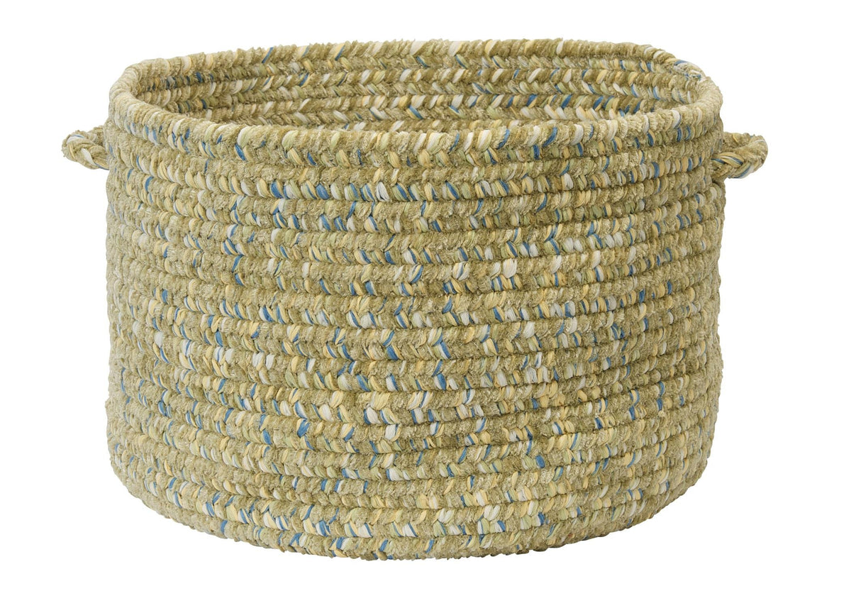 Colonial Mills West Bay Utility Basket, 18 By 12-Inch, Celery Tweed