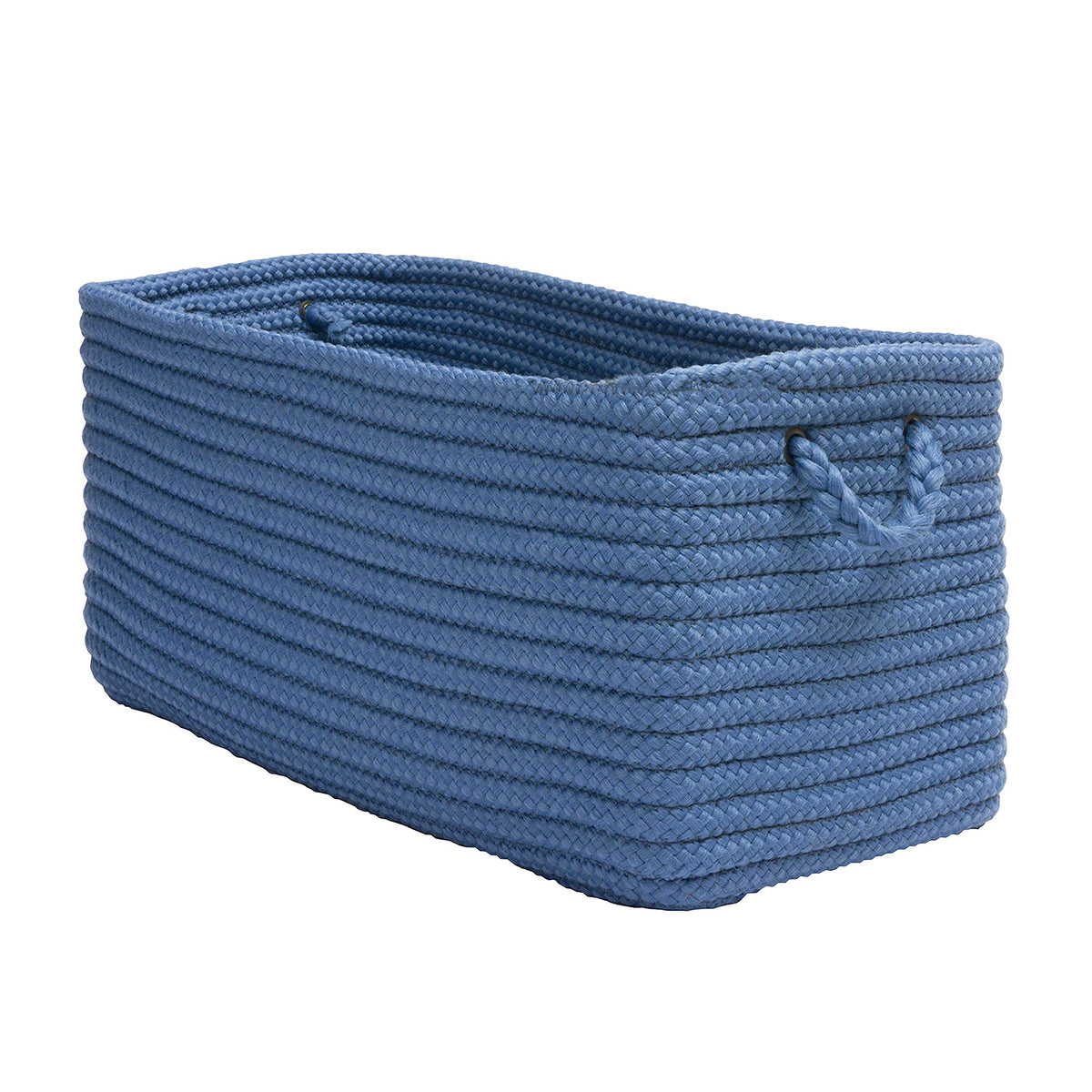 Colonial Mills Modern Farmhouse Home Basket, 16&quot;X8&quot;X10&quot;, Sapphire