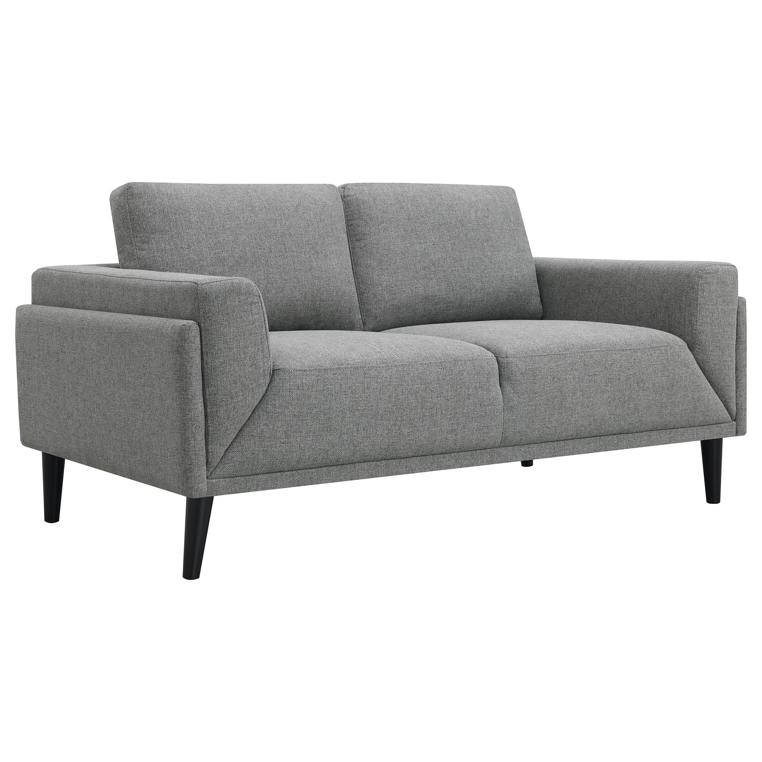 Coaster Home Furnishings Rilynn Upholstered Track Arms Loveseat Grey