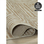 Fh Home Flat Woven Outdoor Rug - Waterproof, Easy To Clean, Stain Resistant - Premium Polypropylene Yarn - Modern Geometric - Pa