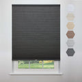 Linen Avenue Cordless Standard Blackout Cellular Shade 45 3/4 W x 66 H, Dark Grey (Arrives 1/4  Narrower)