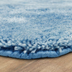 Mohawk Home Royal Bath Mat Machine Washable Nylon Wedgewood Blue 1' 5" x 2'