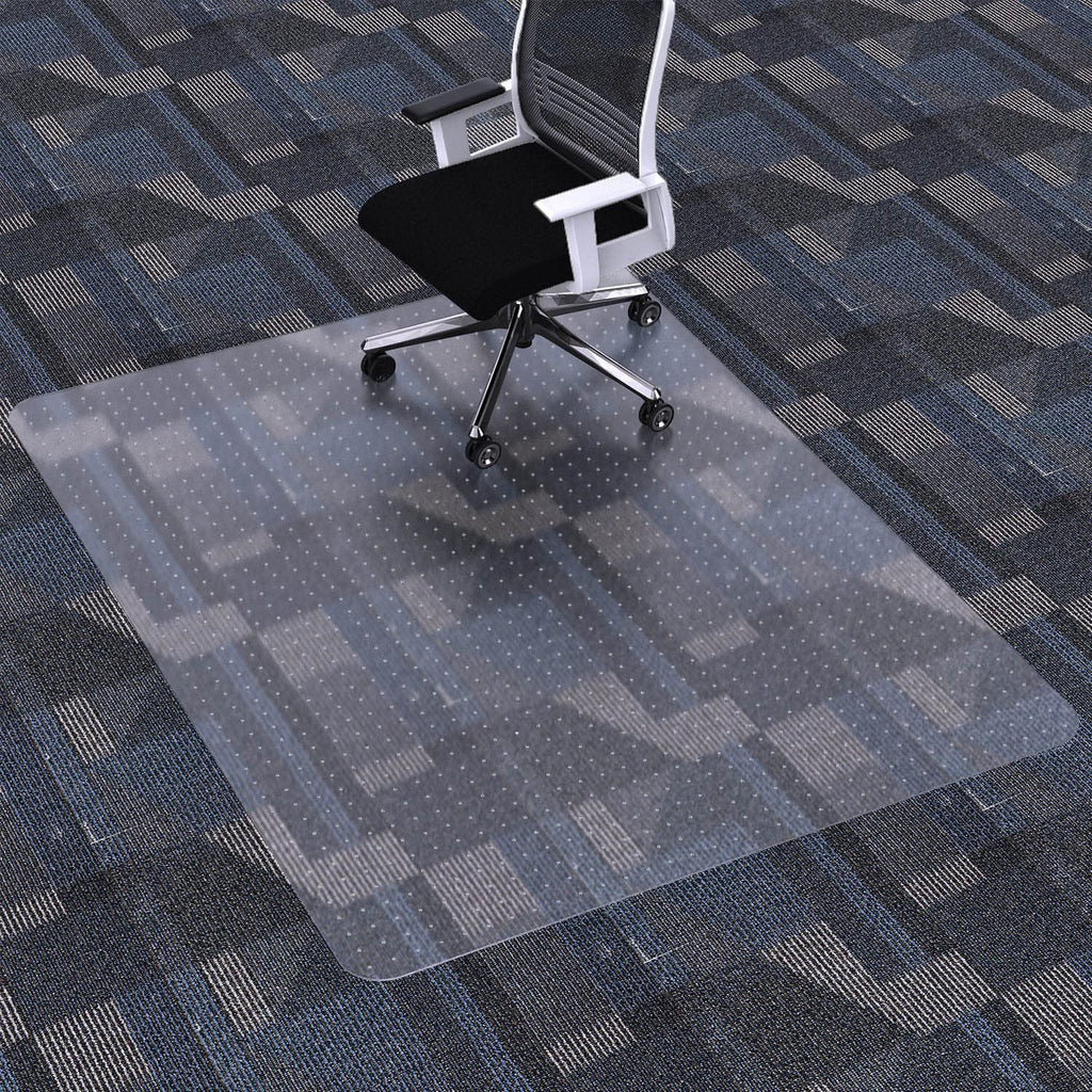 Futurhydro Desk Chair Mat For Flat To Low Pile Carpets, 45' X 53' Clear Office Home Floor Protector Mat, Transparent Mats For Office, Home And Gaming Floors (Rectangle)