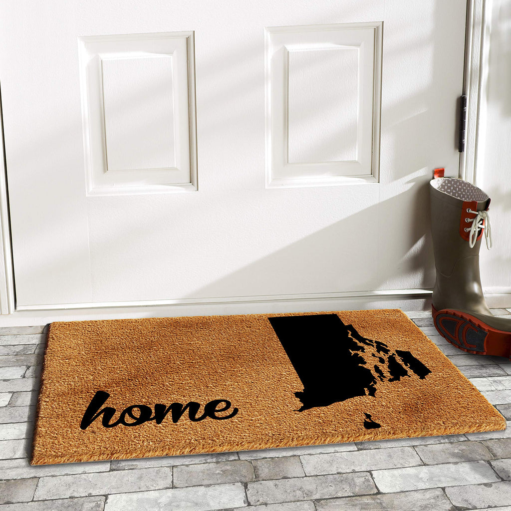 Calloway Mills 105411830 Rhode Island Doormat, 18' X 30', Natural/Black