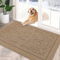 Foneyi Indoor Doormat, Front Back Door Mat 32 'X48 ' Washable, Rubber Backing Non Slip Door Mats, Low-Profile Absorbent Entran