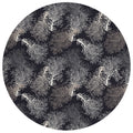 Seabreeze Sz3 Black Coastal Rug Round 8' X 8'