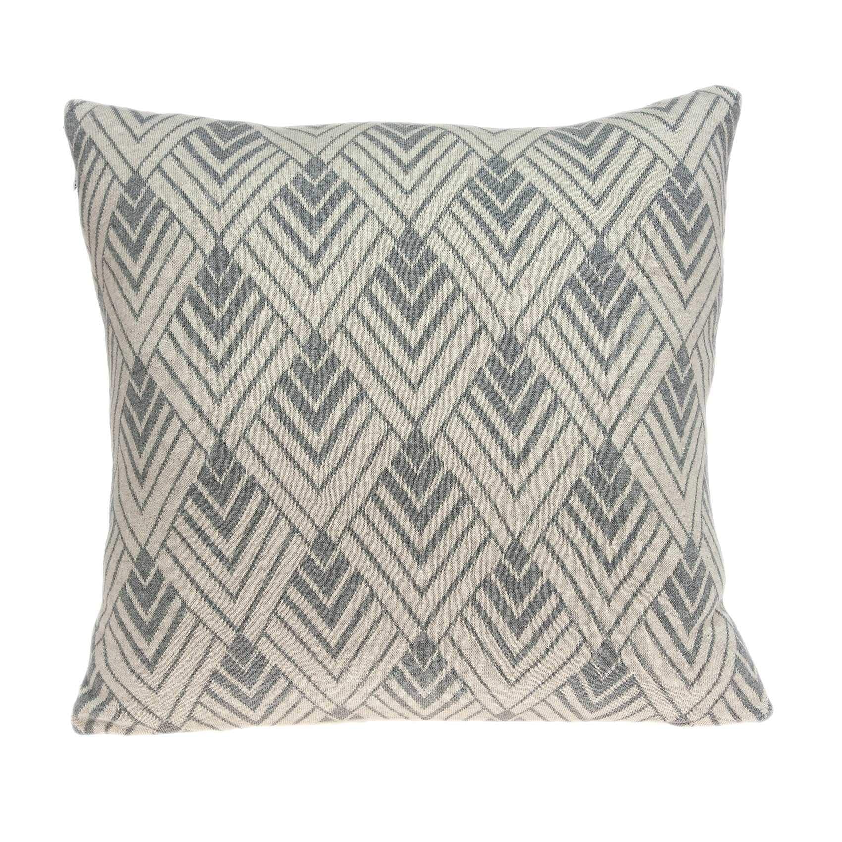 HomeRoots 95% Cotton, 5% Lurex Parkland Collection Kiani Transitional Tan Pillow Cover with Poly Insert