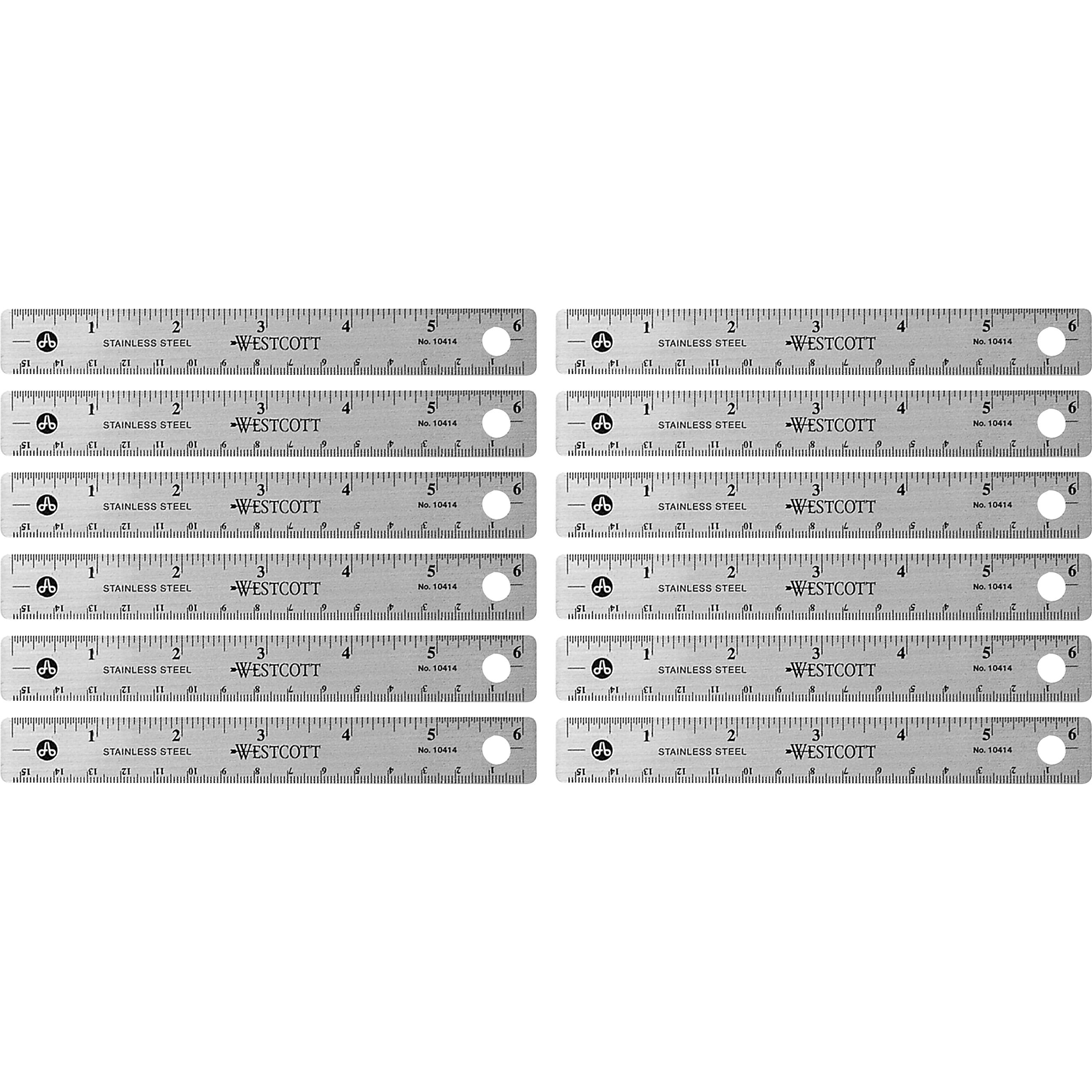 Westcott Steel Measuring Office And School Ruler (10414Bx)