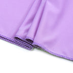 Mds Pack Of 10 Spandex Chair Sashes Bow Sash Elastic Chair Bands Ties Without Buckle For Wedding And Events Decoration Spandex Slider Sashes Bow - Lavender
