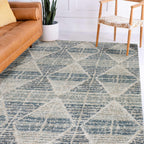 Dalyn Rug Carmona Co8 Denim 8' X 10' Rectangle Soft Area Rug, Easy Clean, Non Shedding, Bedroom, Entry, Living Room, Dining Room