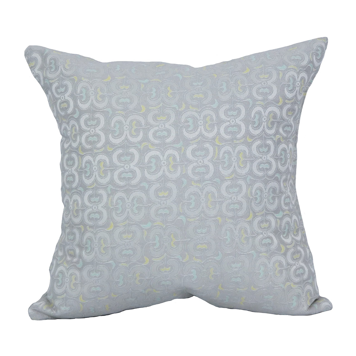 Blazing Needles Square Jacquard Throw Pillow, 17&quot;, Mahlika Sorbet