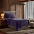 Nestl Twin Xl Sheets Set - 3 Piece Twin Xl Bed Sheets, Deep Pocket, Hotel Luxury, Extra Soft, Breathable And Cooling, Purple Twin Xl Sheet Set