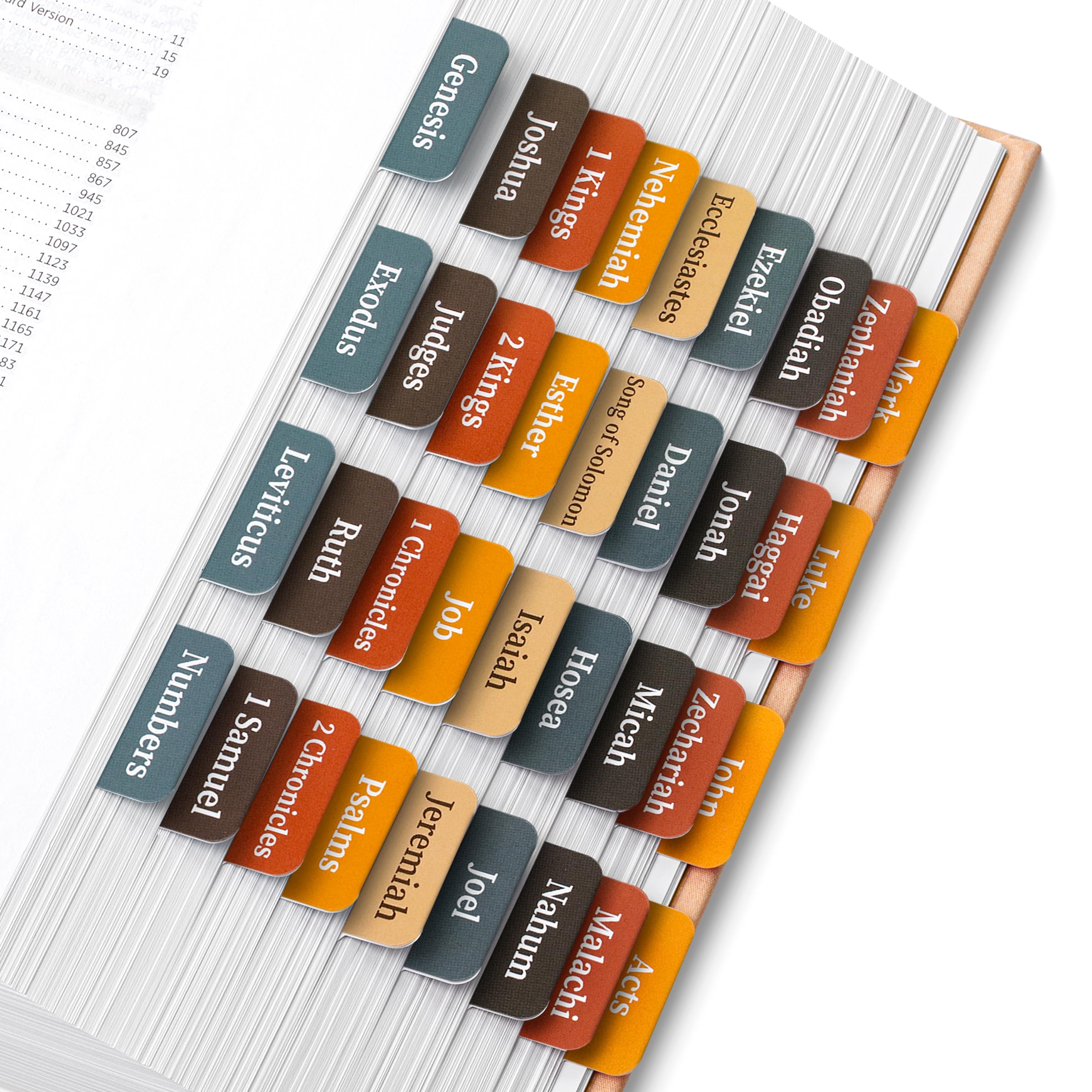 Mr. Pen- Bible Tabs, 75 Tabs, Velvet Ember, Laminated Bible Tabs For Women And Men, Bible Tabs For Study Bible, Bible Index Tabs