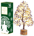 Amethyst & Citrine Crystal Tree of Life - Chakra Tree of Life, Handmade Gemstone Tree, Feng Shui Tree, Crystal Decoration, Money