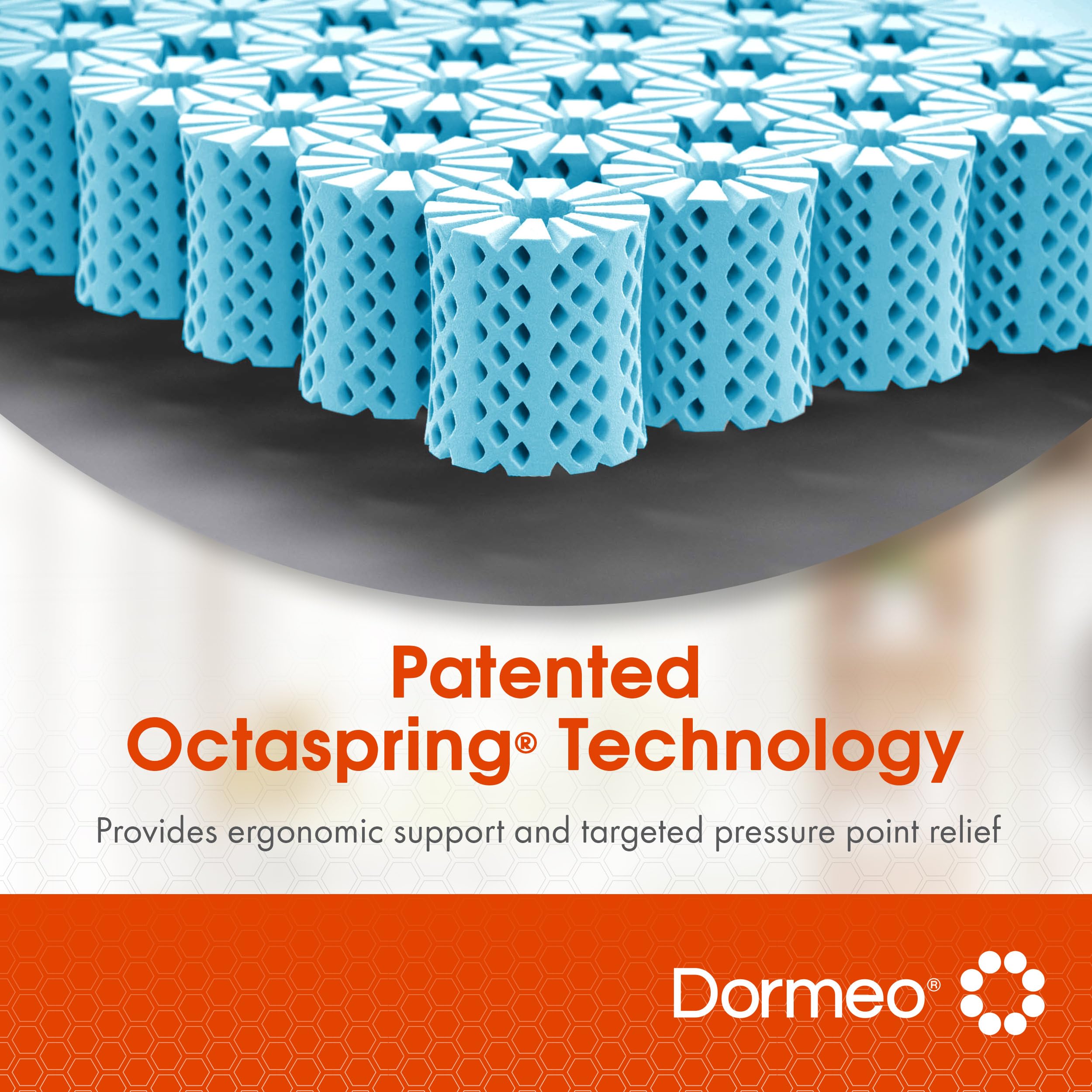 Dormeo Twin Xl Mattress Topper - Octaspring? Technology Premium Mattress Topper, 3-Zone Support For Optimal Back Support - Cooli