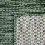 Solid Outdoor Rug For Patio Or Balcony Weatherproof In Mottled Green, Size: 2'8' X 4'11'