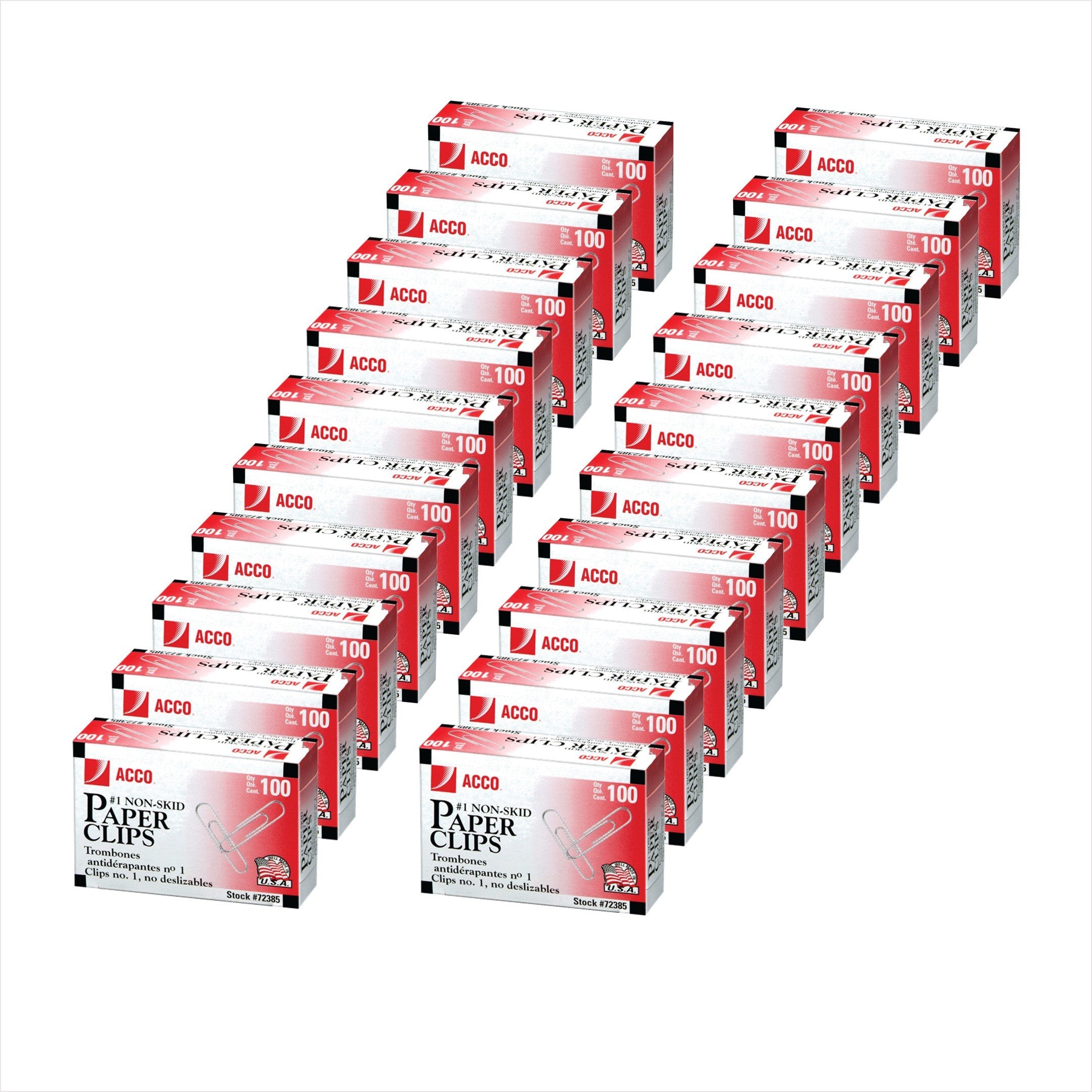 Acco Brands Rpd76070 - Fm32 Flat Clinch Paper Clips