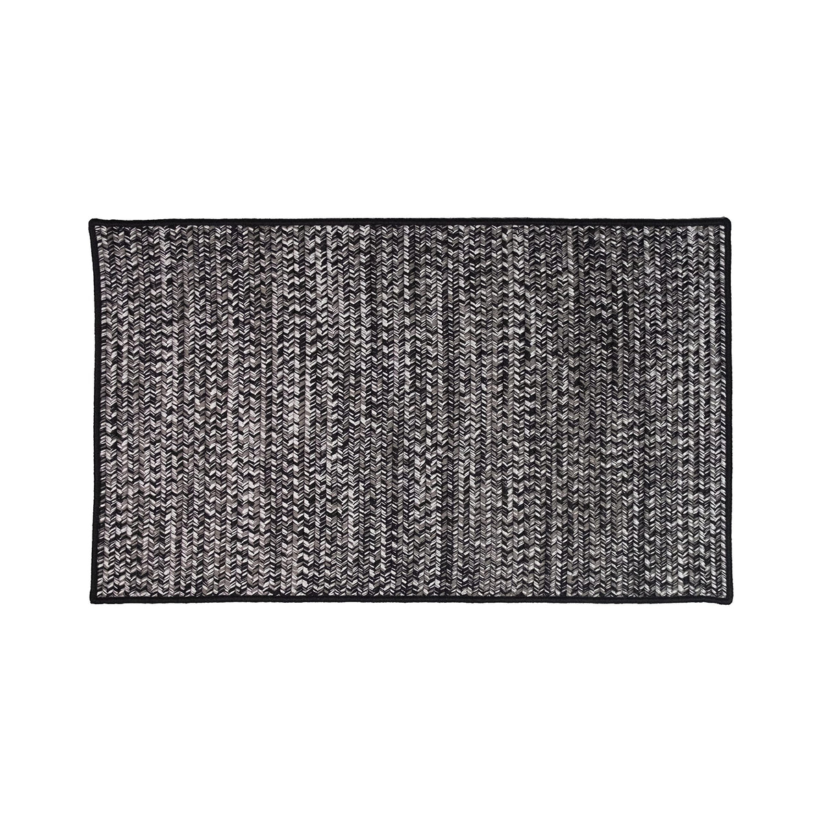 Colonial Mills Crestwood Tweed Doormats - Ash Black 45&quot; X 70&quot;