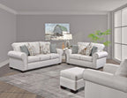American Furniture Classics Beaujardin Upholstered Chair, Soft Washed Cream Tweed