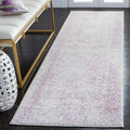 SAFAVIEH Adirondack Collection 6 Square Ivory/Lavender ADR109U Oriental Distressed Non-Shedding Living Room Dining Bedroom Area
