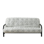 OctoRose Full Size 54x75x8inch 3 Side Zipper Classic Soft Velvet Futon Cover/Sofa Day Bed Mattress CoverCouch Protector (Cover O
