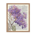 Poster Master Dictionary Art Poster - Jacaranda Print - Flower Art - Watercolor Art - Vibrant Gift for Him, Her, Florist - Flora