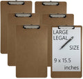 Trade Quest Legal Size Clipboard 9' X 15.5' Low Profile Clip Hardboard Single (Pack Of 6)