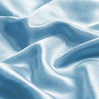 Bedelite Satin Pillowcase With Zipper 2 Pack, Blue Pillow Cases Standard Size, Super Soft And Cooling Similar To Silk Pillow Cas
