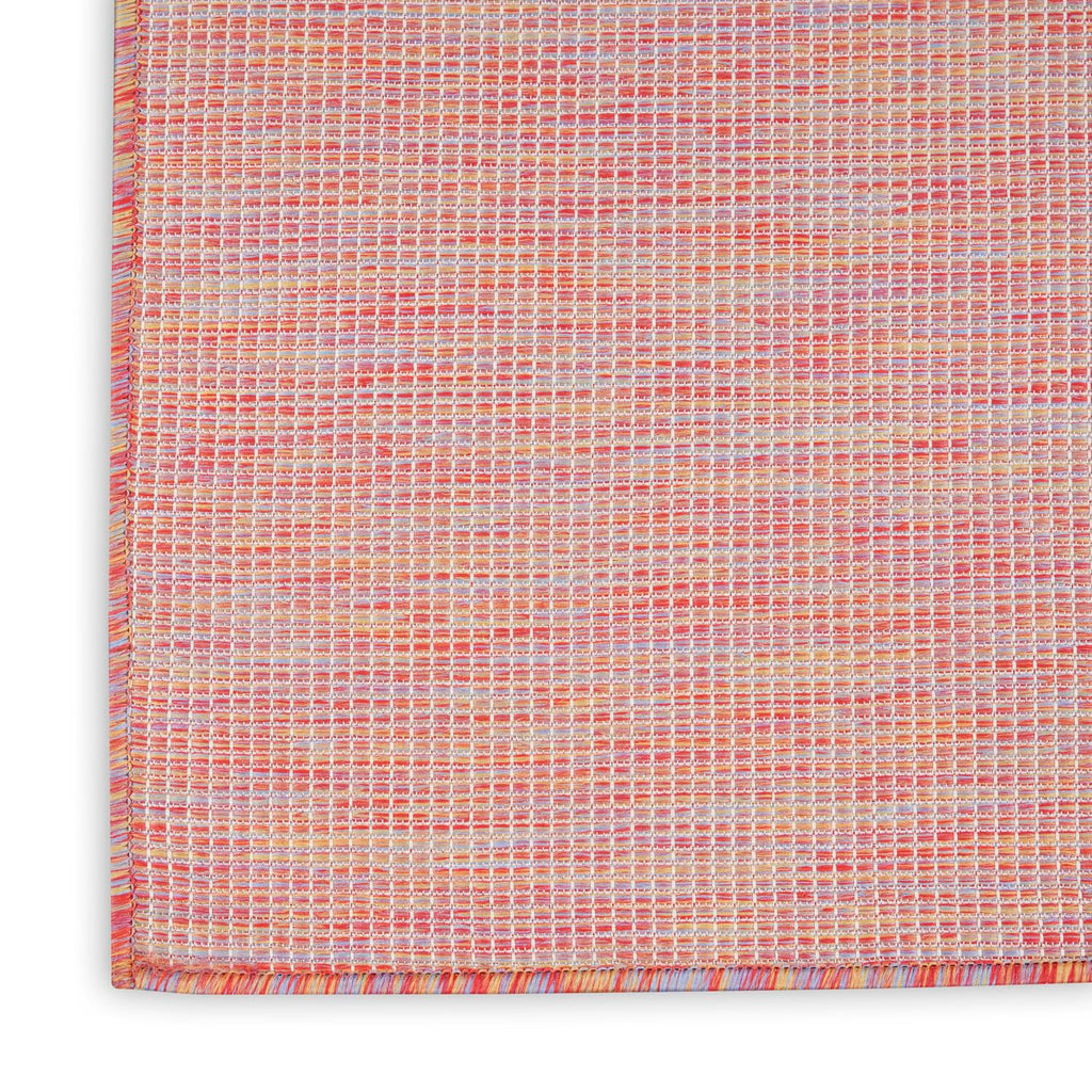 Nourison Positano Indoor/Outdoor Rainbow 2'2' X 12' Area Rug, Easy Cleaning, Non Shedding, Bed Room, Living Room, Dining Room, Backyard, Deck, Patio (2X12)