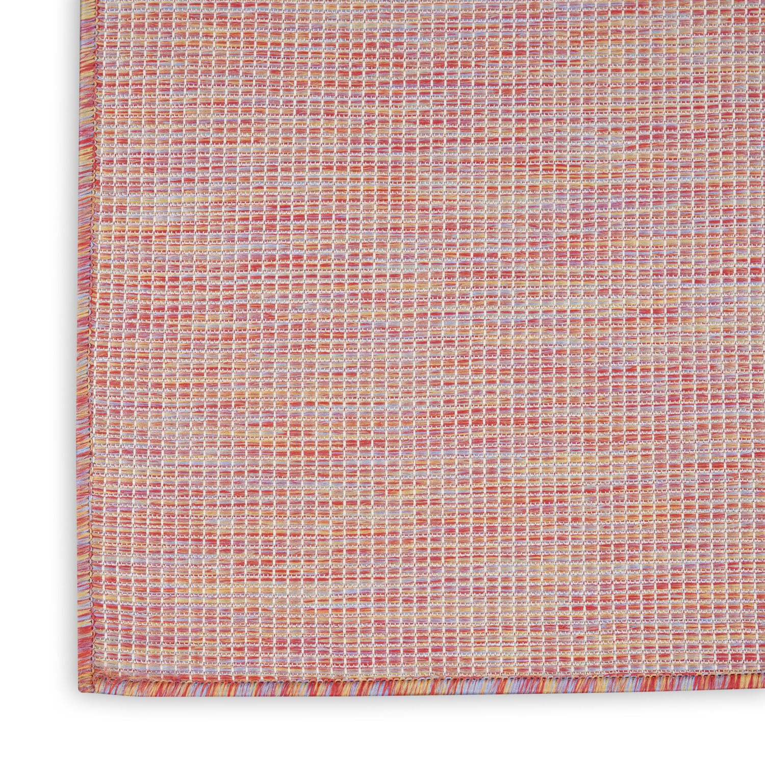 Nourison Positano Indoor/Outdoor Rainbow 2'2' X 12' Area Rug, Easy Cleaning, Non Shedding, Bed Room, Living Room, Dining Room, Backyard, Deck, Patio (2X12)