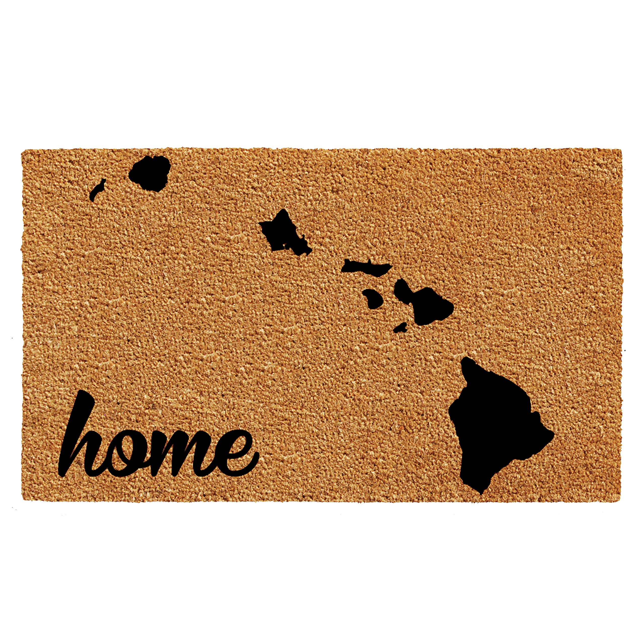 Calloway Mills 105512436 Hawaii Doormat, 24' X 36', Natural/Black