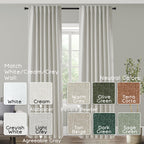 Panelsburg Nursery Blackout Curtains Girl Boy Baby,Neutral Boho Black Out Toddler Curtains For Girls Bedroom